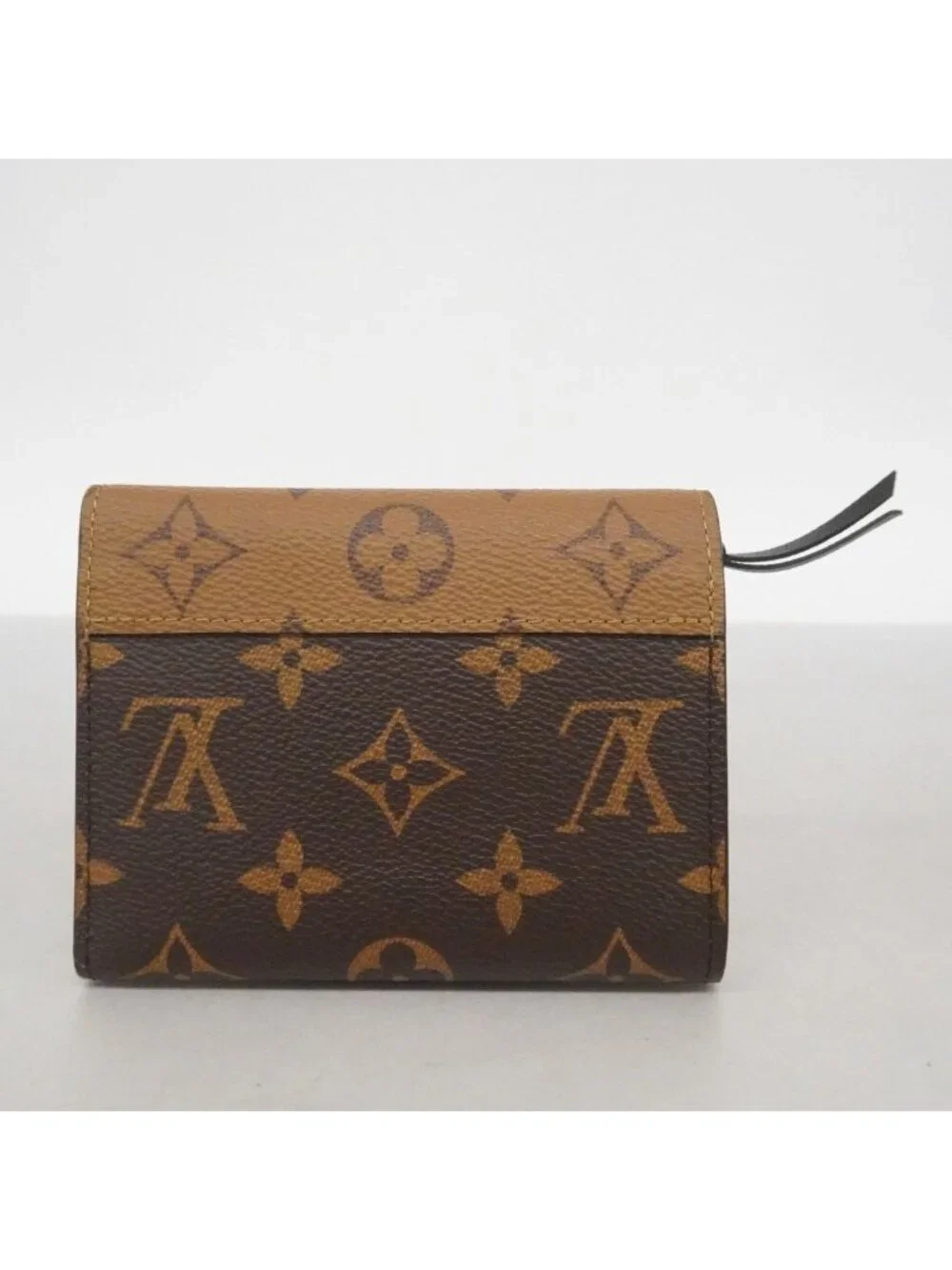 Louis Vuitton Trifold Wallet Monogram Reverse Portefeuille Victorine Brown